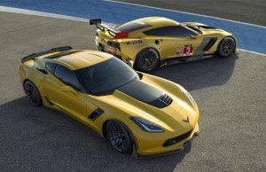 All-New 2015 Corvette Z06 and the 2014 Corvette C7.R race car