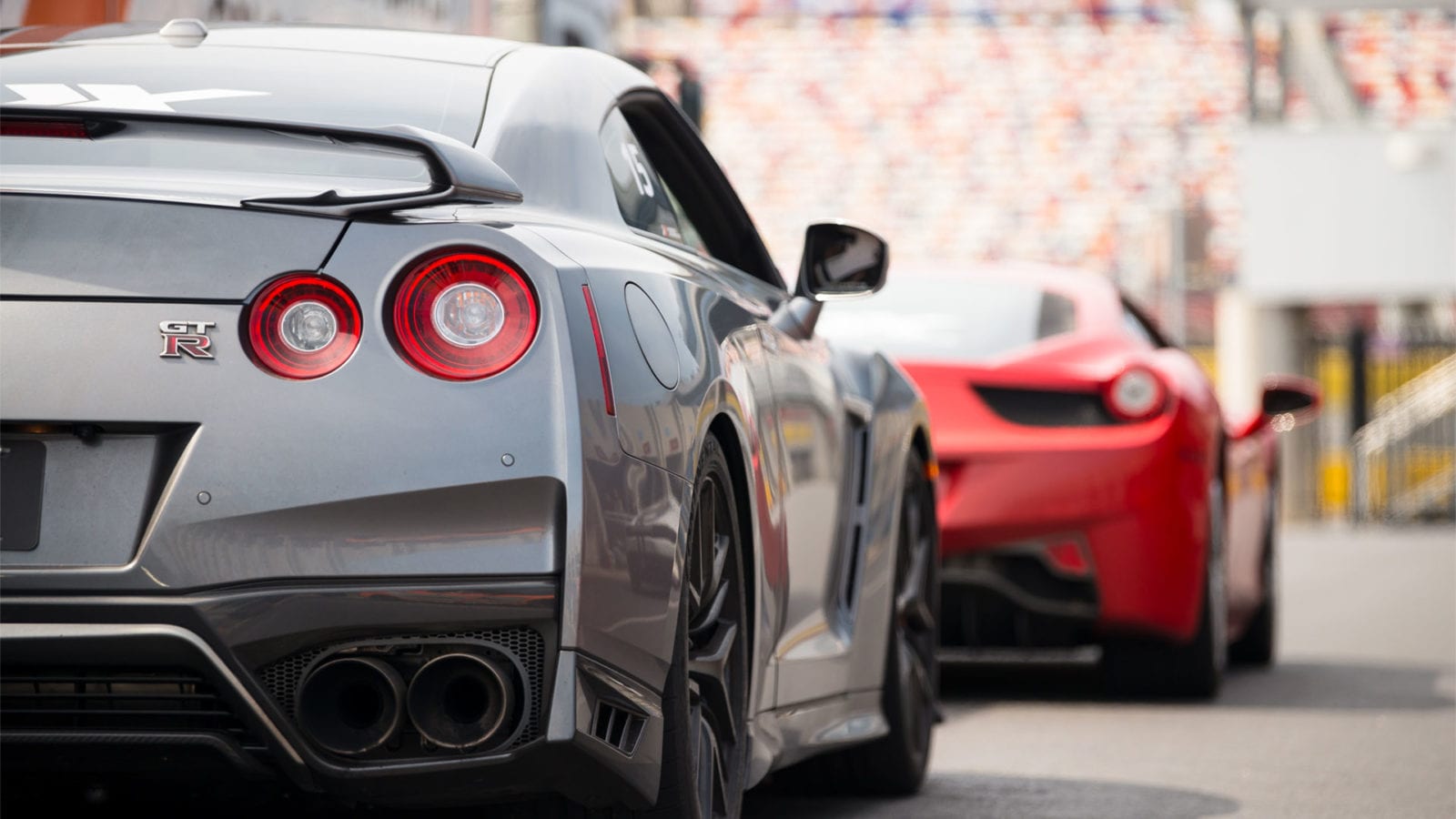 Nissan GT-R rear end tail lights