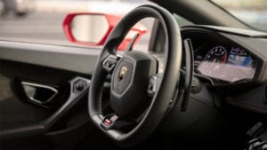 Lamborghini Huracan steering wheel
