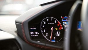 Lamborghini Huracan tachometer