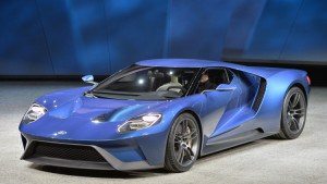 Front view of the ford gt concept from detriot