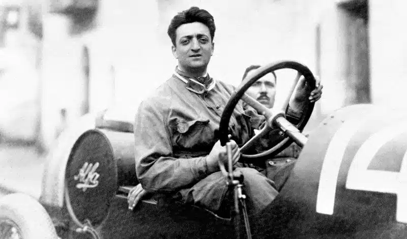 Photo Enzo Ferrari racing for Alfa Romeo
