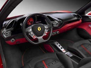 Photo interior of Ferrari 488 GTB