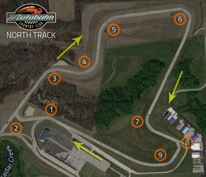 photo track map turns autobahn country club joliet IL north track