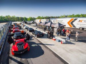 xtreme xperience supercars in pit lane of AMP
