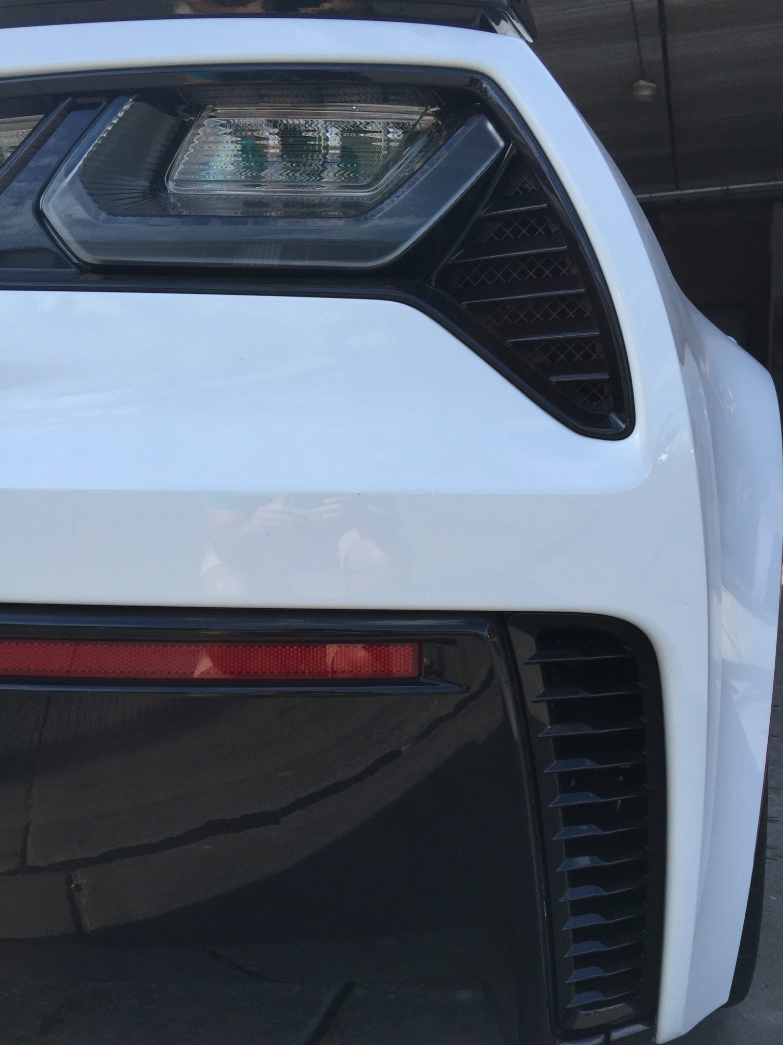photo Rear Taillights of the wide body Z06 xtreme xperience