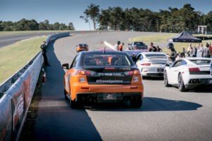 xtreme xperience supercars in the pits of thunderbolt raceway at NJMP
