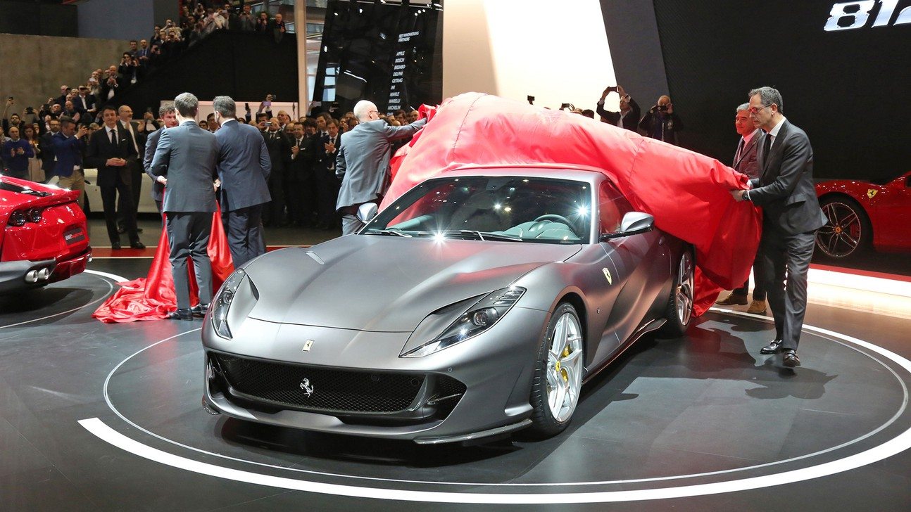 Ferrari revealed the all new 812 Superfast - Geneva Auto Show 