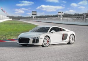 white audi r8 on track apex home page thumbnail xtreme xperience
