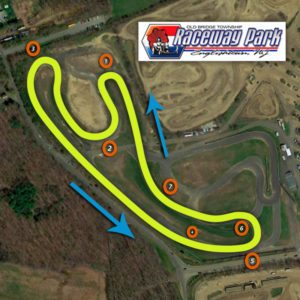 raceway park englishtown new jersey aerial track map labeled xteme xperience