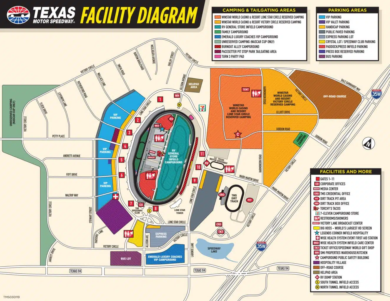 texas motor speedway track diagram