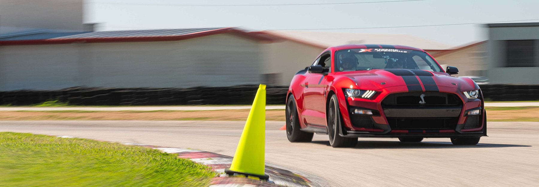 Drive a Ford Shelby GT500 on a racetrack