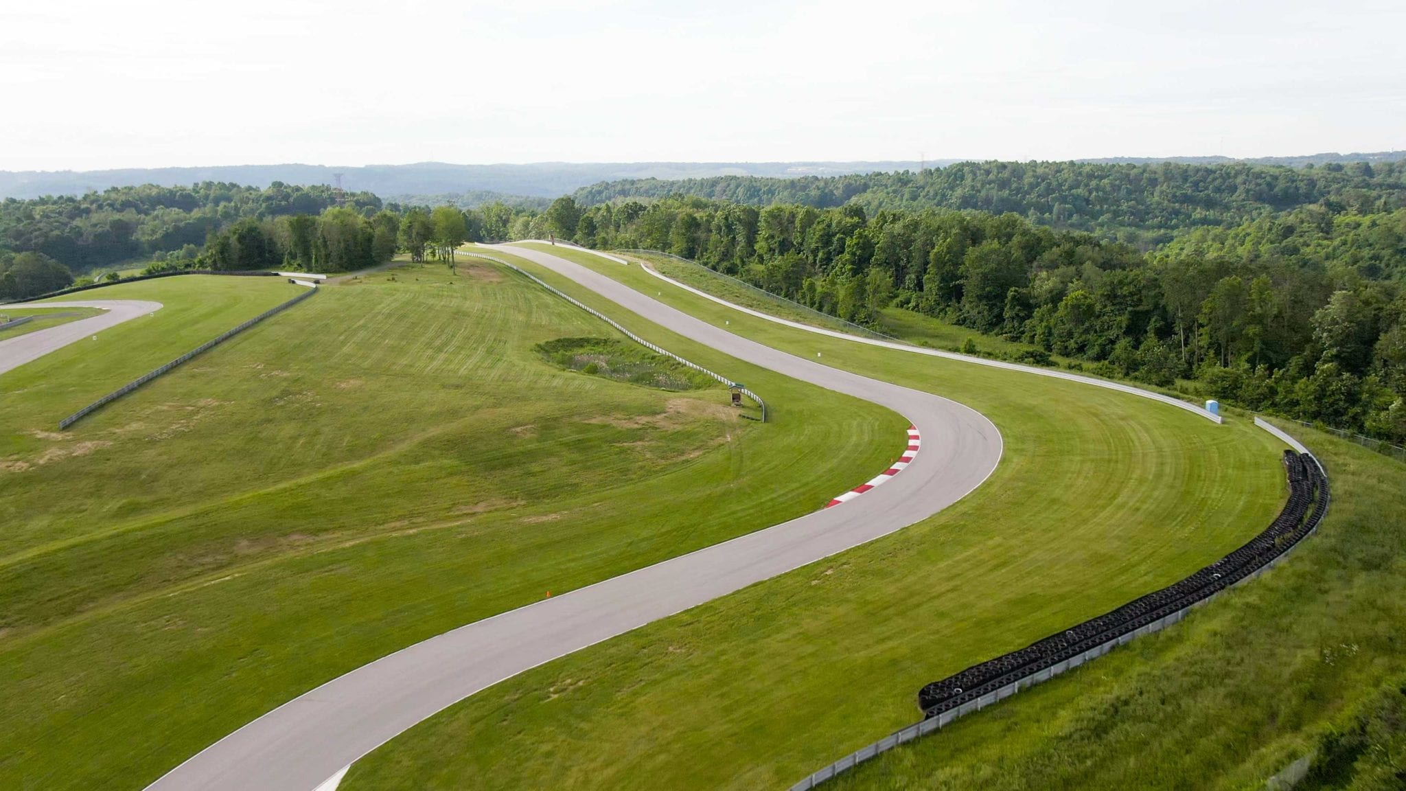 Aerial view of Pittsburgh International Race Course - North Track
