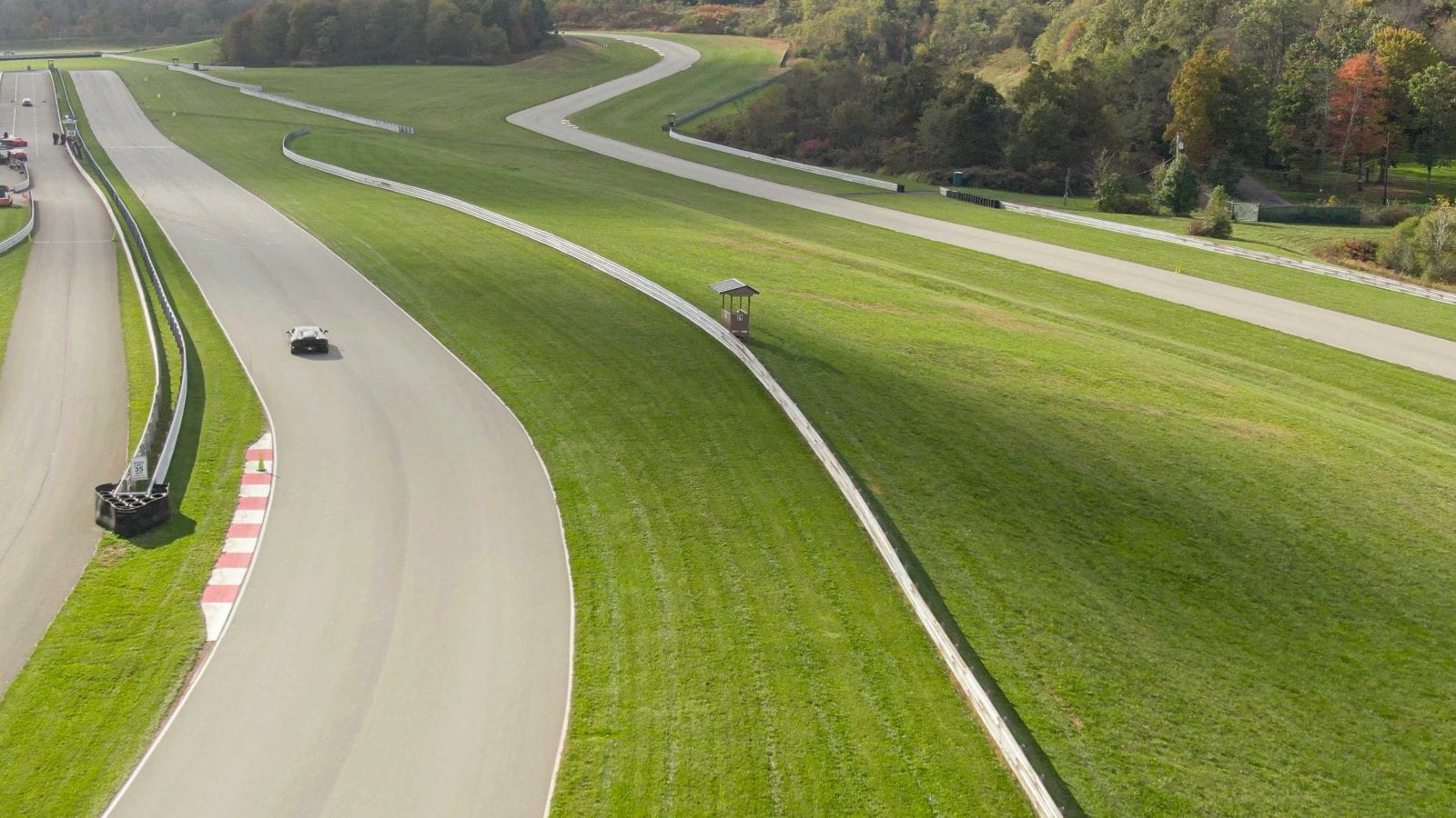 Aerial view of Pittsburgh International Race Course - North Track