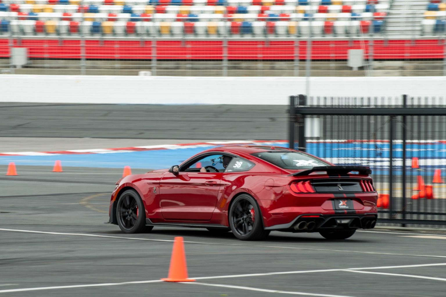 Xtreme Xperience's Mustang Shelby GT500 in Pit Lane at Utah Motorsports Campus